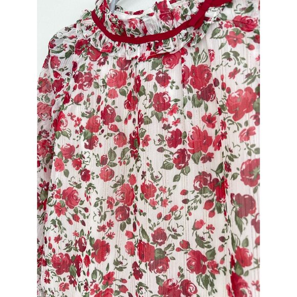 Janie and Jack Floral Chiffon Top 3 - Picture 4 of 12